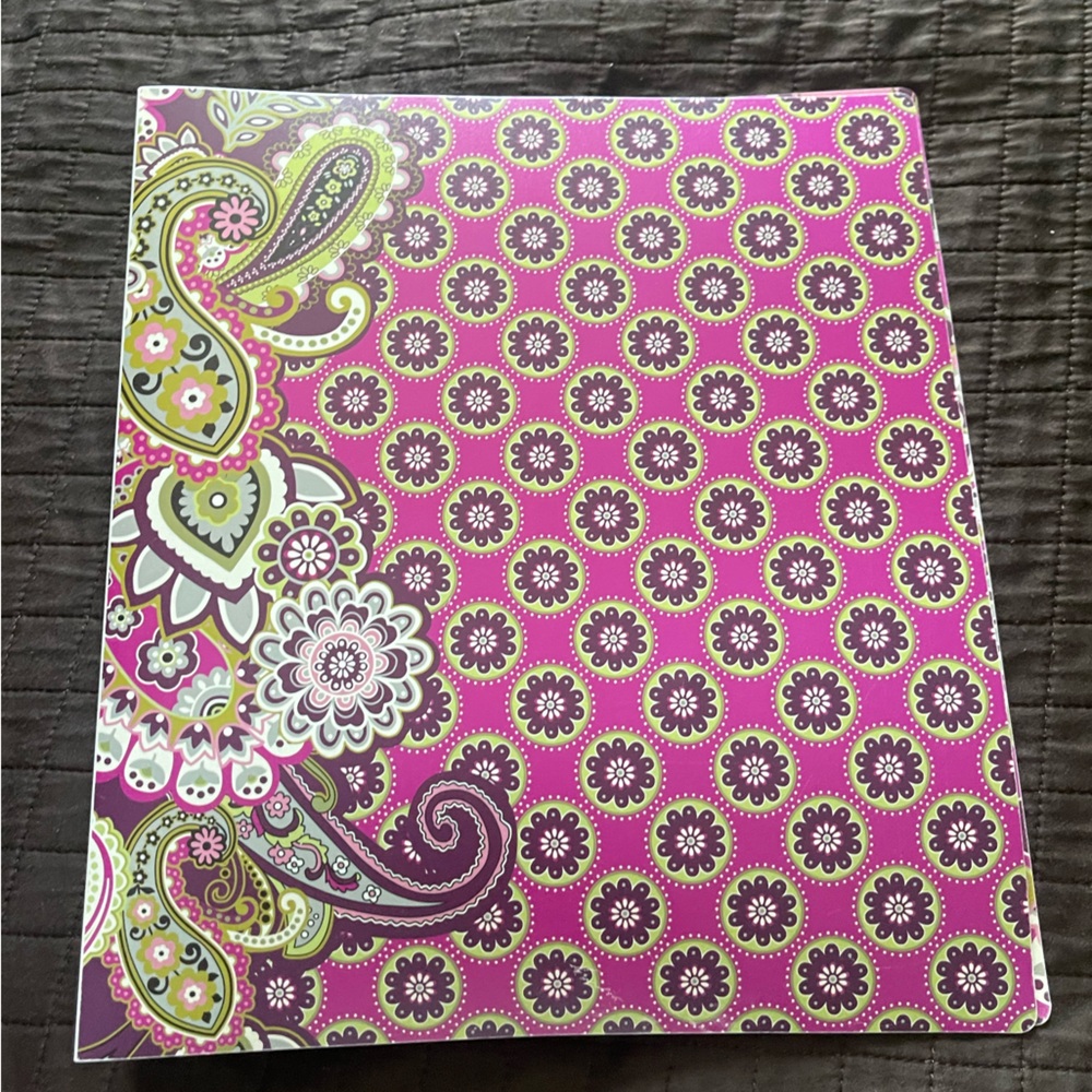 Vera Bradley 3 Ring Binder